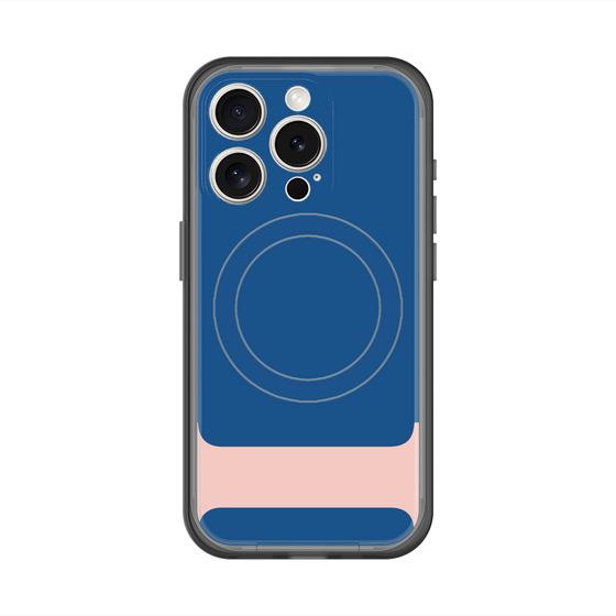 スリムプロテクションプレミアムケース with MagSafe［ オリジナル - initial color - I navy ］