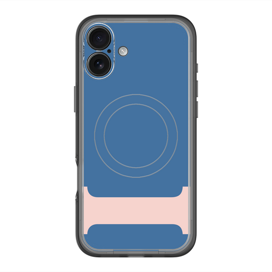 スリムプロテクションプレミアムケース with MagSafe［ オリジナル - initial color - I navy ］