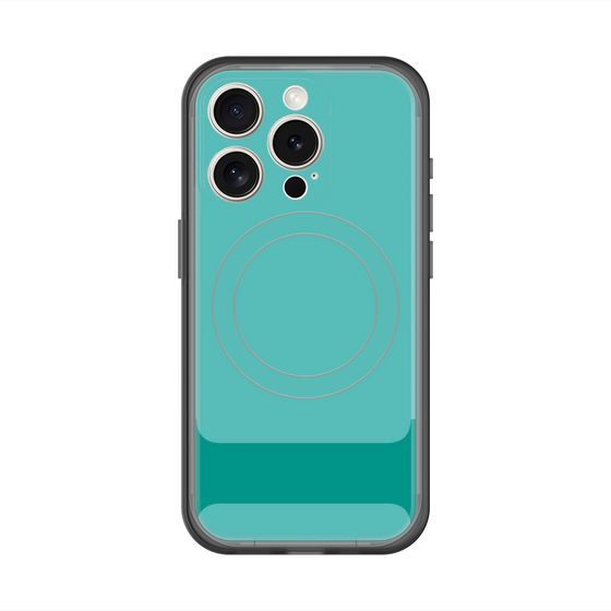 スリムプロテクションプレミアムケース with MagSafe［ オリジナル - initial color - I light green ］