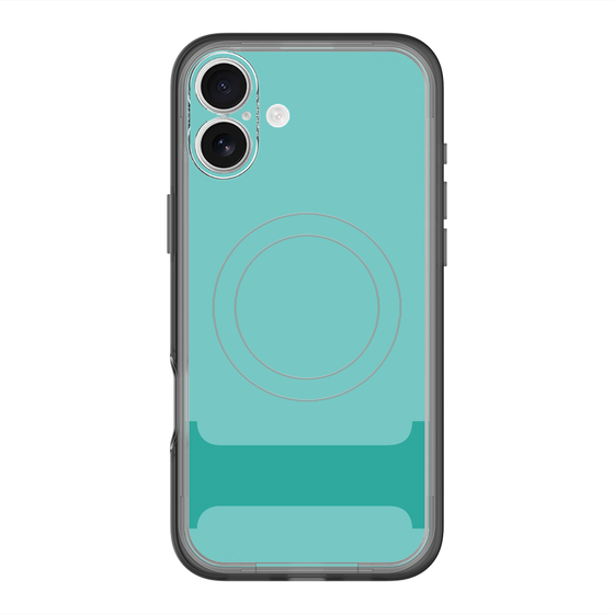 スリムプロテクションプレミアムケース with MagSafe［ オリジナル - initial color - I light green ］