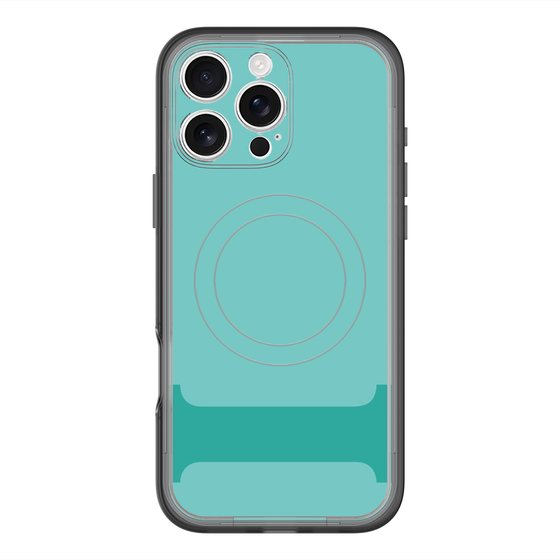 スリムプロテクションプレミアムケース with MagSafe［ オリジナル - initial color - I light green ］