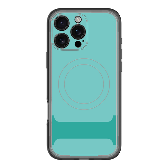 スリムプロテクションプレミアムケース with MagSafe［ オリジナル - initial color - I light green ］