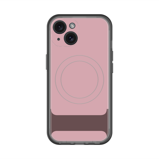 スリムプロテクションプレミアムケース with MagSafe［ オリジナル - initial color - I dusty pink ］