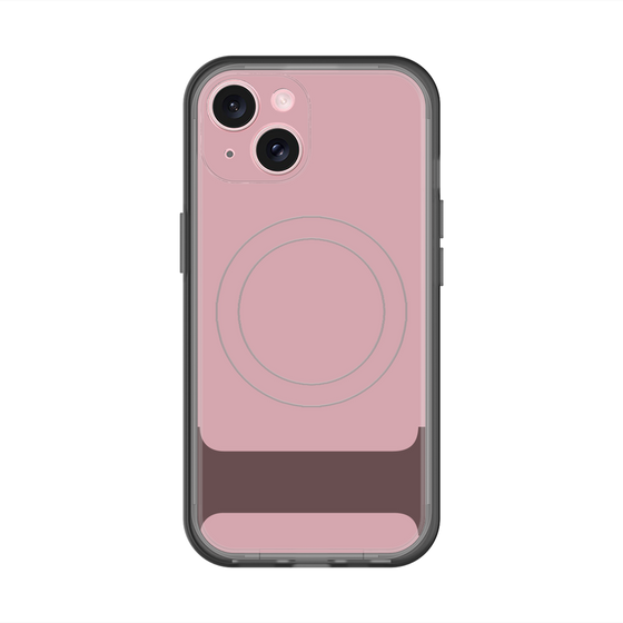 スリムプロテクションプレミアムケース with MagSafe［ オリジナル - initial color - I dusty pink ］