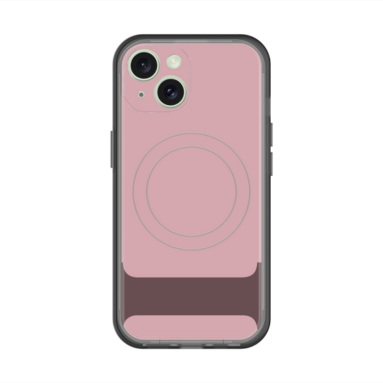 スリムプロテクションプレミアムケース with MagSafe［ オリジナル - initial color - I dusty pink ］