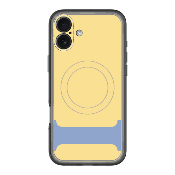 スリムプロテクションプレミアムケース with MagSafe［ オリジナル - initial color - I yellow ］