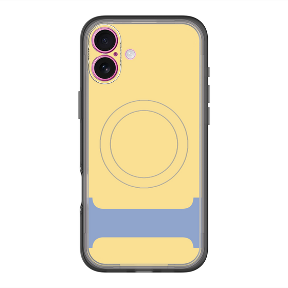 スリムプロテクションプレミアムケース with MagSafe［ オリジナル - initial color - I yellow ］