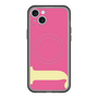 スリムプロテクションプレミアムケース with MagSafe［ オリジナル - initial color - J pink ］