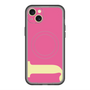 スリムプロテクションプレミアムケース with MagSafe［ オリジナル - initial color - J pink ］