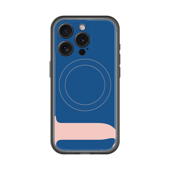 スリムプロテクションプレミアムケース with MagSafe［ オリジナル - initial color - J navy ］
