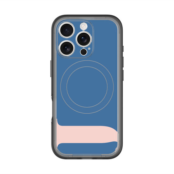 スリムプロテクションプレミアムケース with MagSafe［ オリジナル - initial color - J navy ］