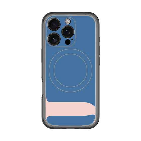 スリムプロテクションプレミアムケース with MagSafe［ オリジナル - initial color - J navy ］
