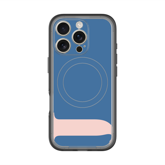 スリムプロテクションプレミアムケース with MagSafe［ オリジナル - initial color - J navy ］