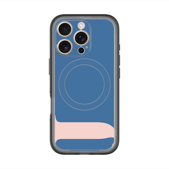 スリムプロテクションプレミアムケース with MagSafe［ オリジナル - initial color - J navy ］