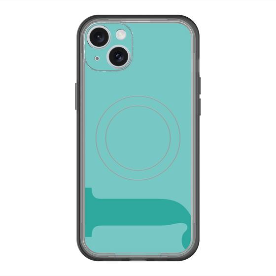 スリムプロテクションプレミアムケース with MagSafe［ オリジナル - initial color - J light green ］