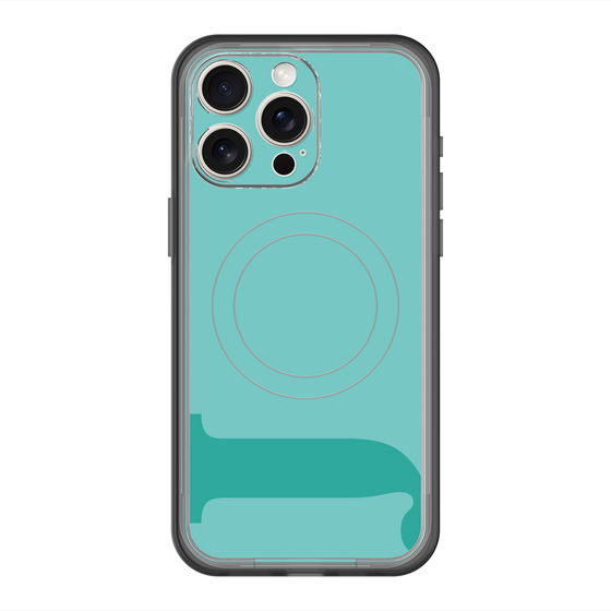 スリムプロテクションプレミアムケース with MagSafe［ オリジナル - initial color - J light green ］