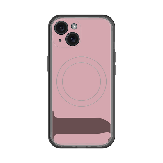 スリムプロテクションプレミアムケース with MagSafe［ オリジナル - initial color - J dusty pink ］