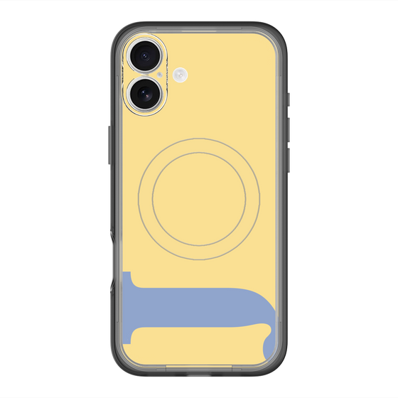 スリムプロテクションプレミアムケース with MagSafe［ オリジナル - initial color - J yellow ］