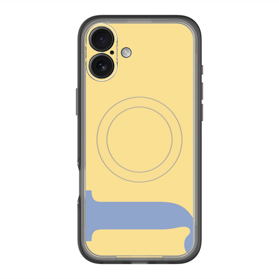 スリムプロテクションプレミアムケース with MagSafe［ オリジナル - initial color - J yellow ］