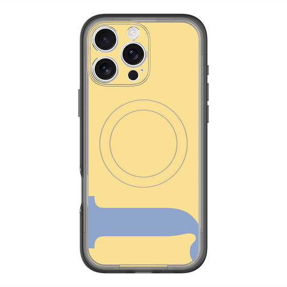 スリムプロテクションプレミアムケース with MagSafe［ オリジナル - initial color - J yellow ］