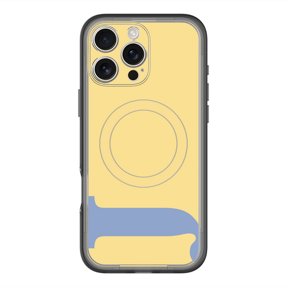 スリムプロテクションプレミアムケース with MagSafe［ オリジナル - initial color - J yellow ］