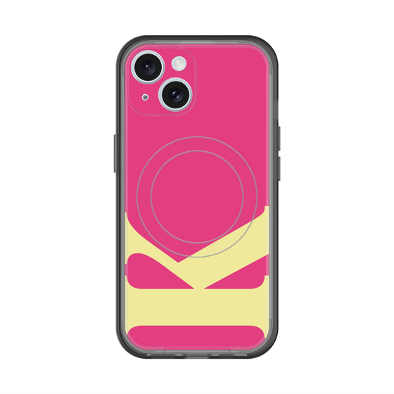 スリムプロテクションプレミアムケース with MagSafe［ オリジナル - initial color - K pink ］