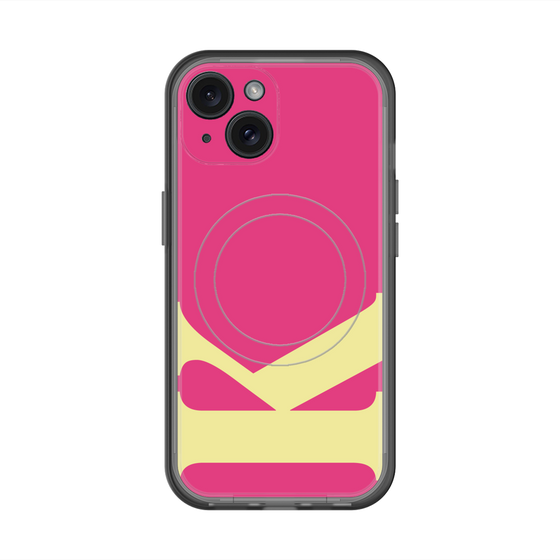 スリムプロテクションプレミアムケース with MagSafe［ オリジナル - initial color - K pink ］