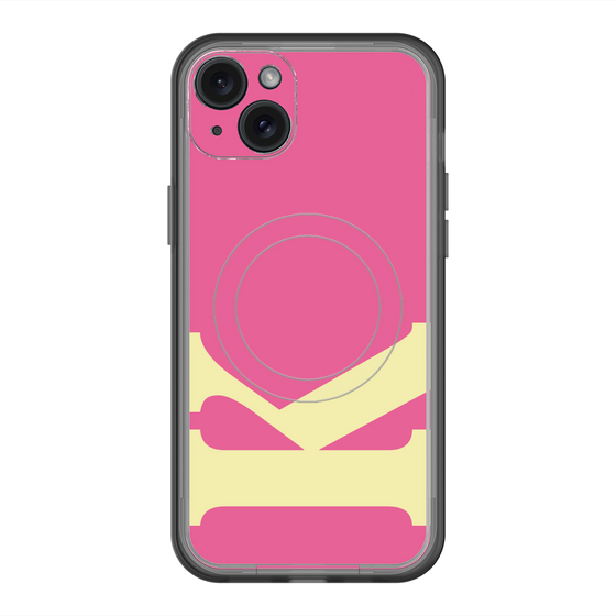 スリムプロテクションプレミアムケース with MagSafe［ オリジナル - initial color - K pink ］
