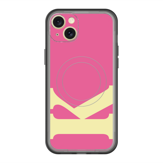 スリムプロテクションプレミアムケース with MagSafe［ オリジナル - initial color - K pink ］