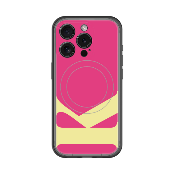 スリムプロテクションプレミアムケース with MagSafe［ オリジナル - initial color - K pink ］