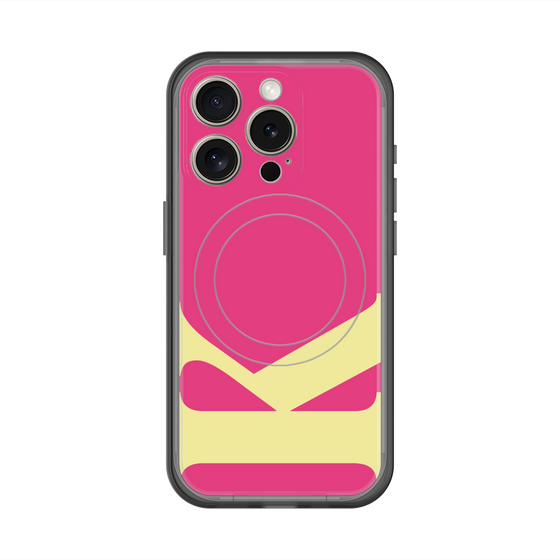 スリムプロテクションプレミアムケース with MagSafe［ オリジナル - initial color - K pink ］