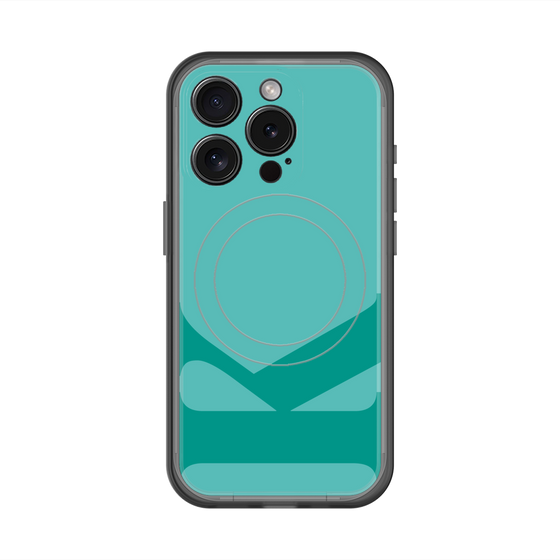 スリムプロテクションプレミアムケース with MagSafe［ オリジナル - initial color - K light green ］