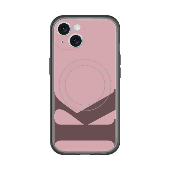 スリムプロテクションプレミアムケース with MagSafe［ オリジナル - initial color - K dusty pink ］