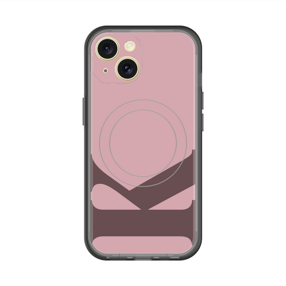 スリムプロテクションプレミアムケース with MagSafe［ オリジナル - initial color - K dusty pink ］