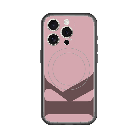 スリムプロテクションプレミアムケース with MagSafe［ オリジナル - initial color - K dusty pink ］