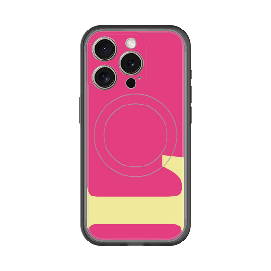スリムプロテクションプレミアムケース with MagSafe［ オリジナル - initial color - L pink ］
