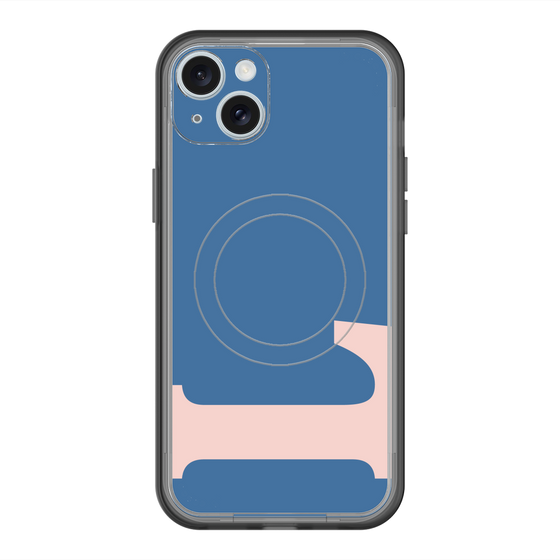 スリムプロテクションプレミアムケース with MagSafe［ オリジナル - initial color - L navy ］