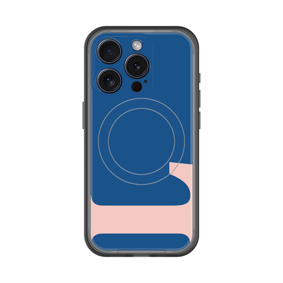 スリムプロテクションプレミアムケース with MagSafe［ オリジナル - initial color - L navy ］