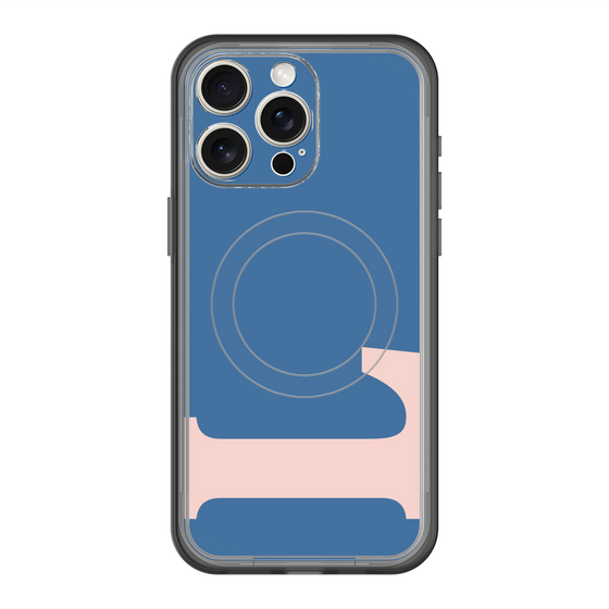 スリムプロテクションプレミアムケース with MagSafe［ オリジナル - initial color - L navy ］