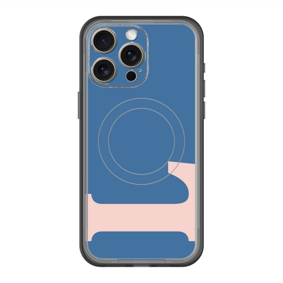 スリムプロテクションプレミアムケース with MagSafe［ オリジナル - initial color - L navy ］