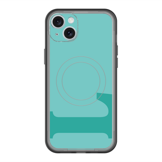 スリムプロテクションプレミアムケース with MagSafe［ オリジナル - initial color - L light green ］