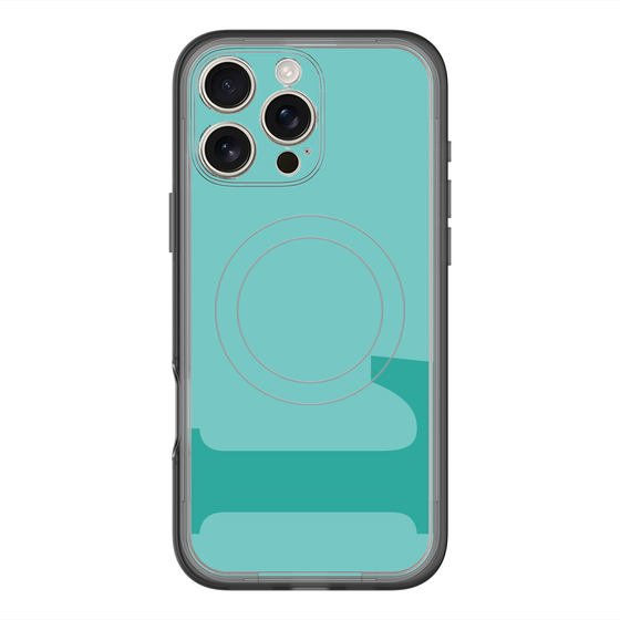 スリムプロテクションプレミアムケース with MagSafe［ オリジナル - initial color - L light green ］