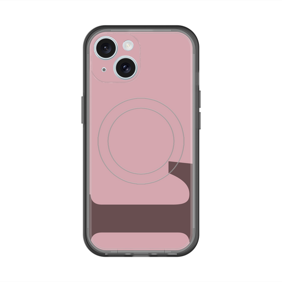 スリムプロテクションプレミアムケース with MagSafe［ オリジナル - initial color - L dusty pink ］