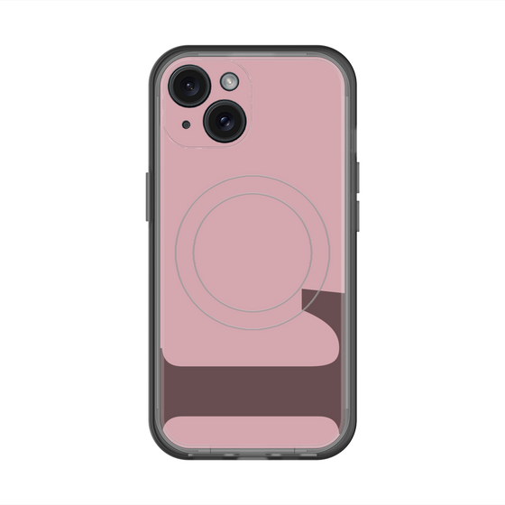 スリムプロテクションプレミアムケース with MagSafe［ オリジナル - initial color - L dusty pink ］