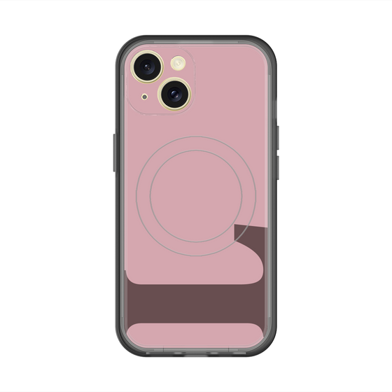 スリムプロテクションプレミアムケース with MagSafe［ オリジナル - initial color - L dusty pink ］