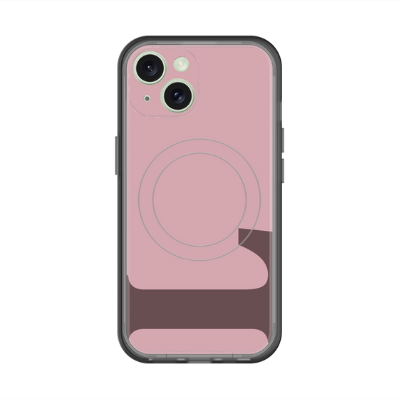 スリムプロテクションプレミアムケース with MagSafe［ オリジナル - initial color - L dusty pink ］