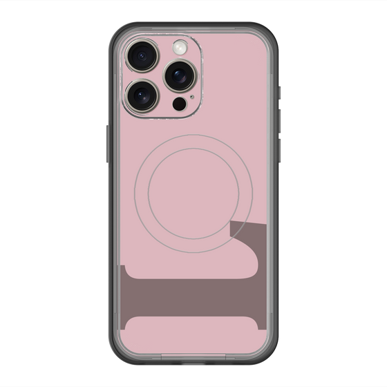 スリムプロテクションプレミアムケース with MagSafe［ オリジナル - initial color - L dusty pink ］