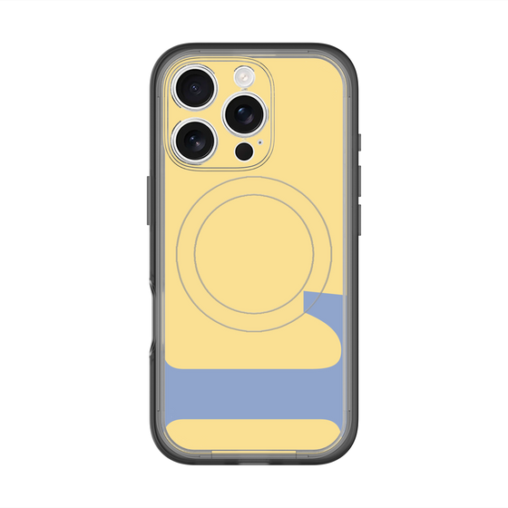 スリムプロテクションプレミアムケース with MagSafe［ オリジナル - initial color - L yellow ］