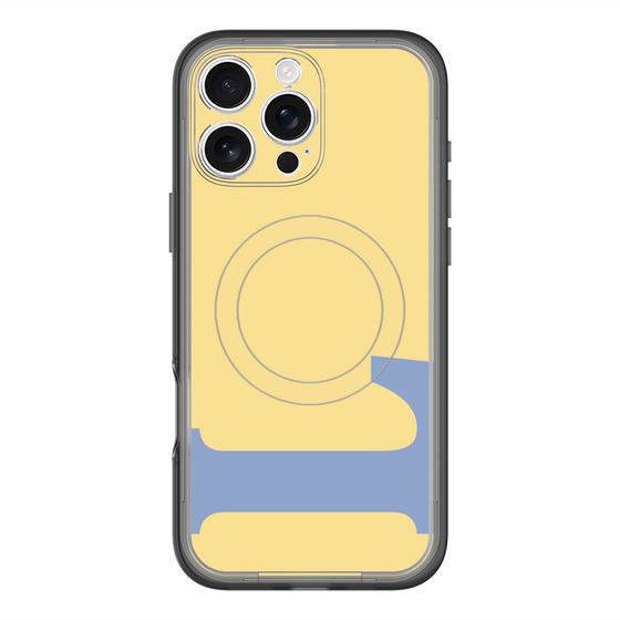 スリムプロテクションプレミアムケース with MagSafe［ オリジナル - initial color - L yellow ］