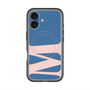 スリムプロテクションプレミアムケース with MagSafe［ オリジナル - initial color - M navy ］